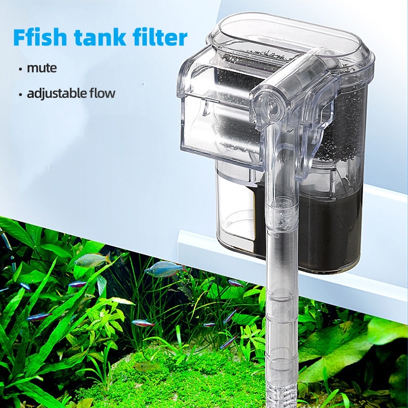 Aquarium Fish Tank Cleaner - فلتر USB معلق صغير لأحواض السمك