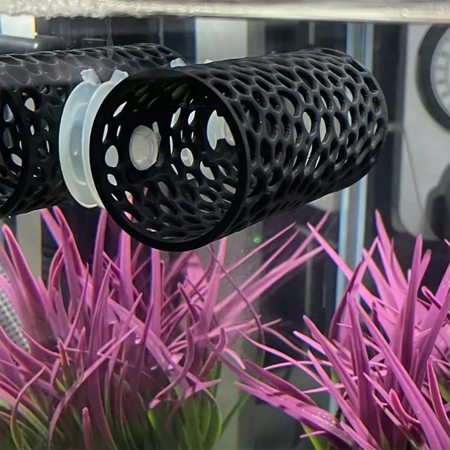 Aquarium Fish Black - مخبأ أسماك حوض السمك أنبوب مجوف