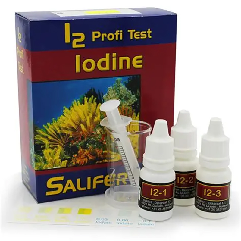 Aquarium Test Kit - ساليفرت يودين I2 بروفي-تيست - مجموعة