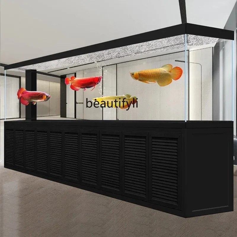 Live Fish Aquarium - جديد سوبر كبير مكتب الألومنيوم خزان