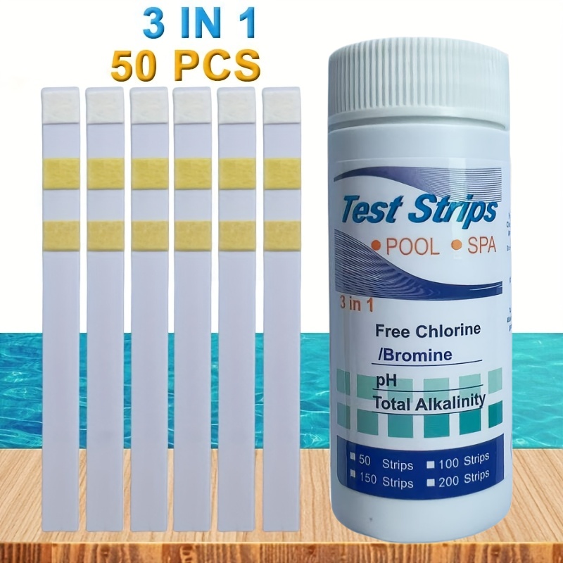 Aquarium Test Kit - شرائط اختبار الكلور PH سبا حمام