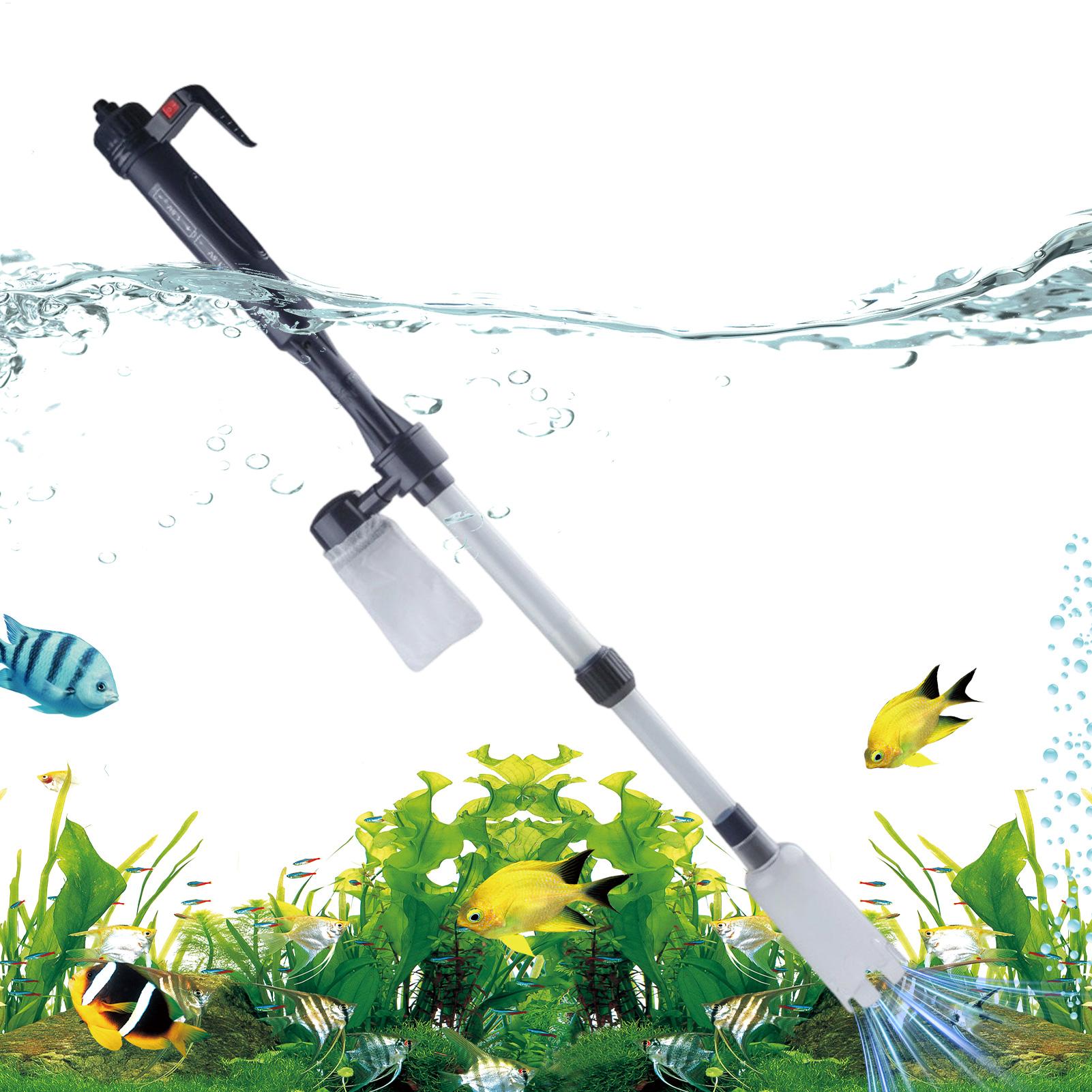 Aquarium Fish Tank Cleaner - مضخة تغيير مياه حوض السمك المحمولة