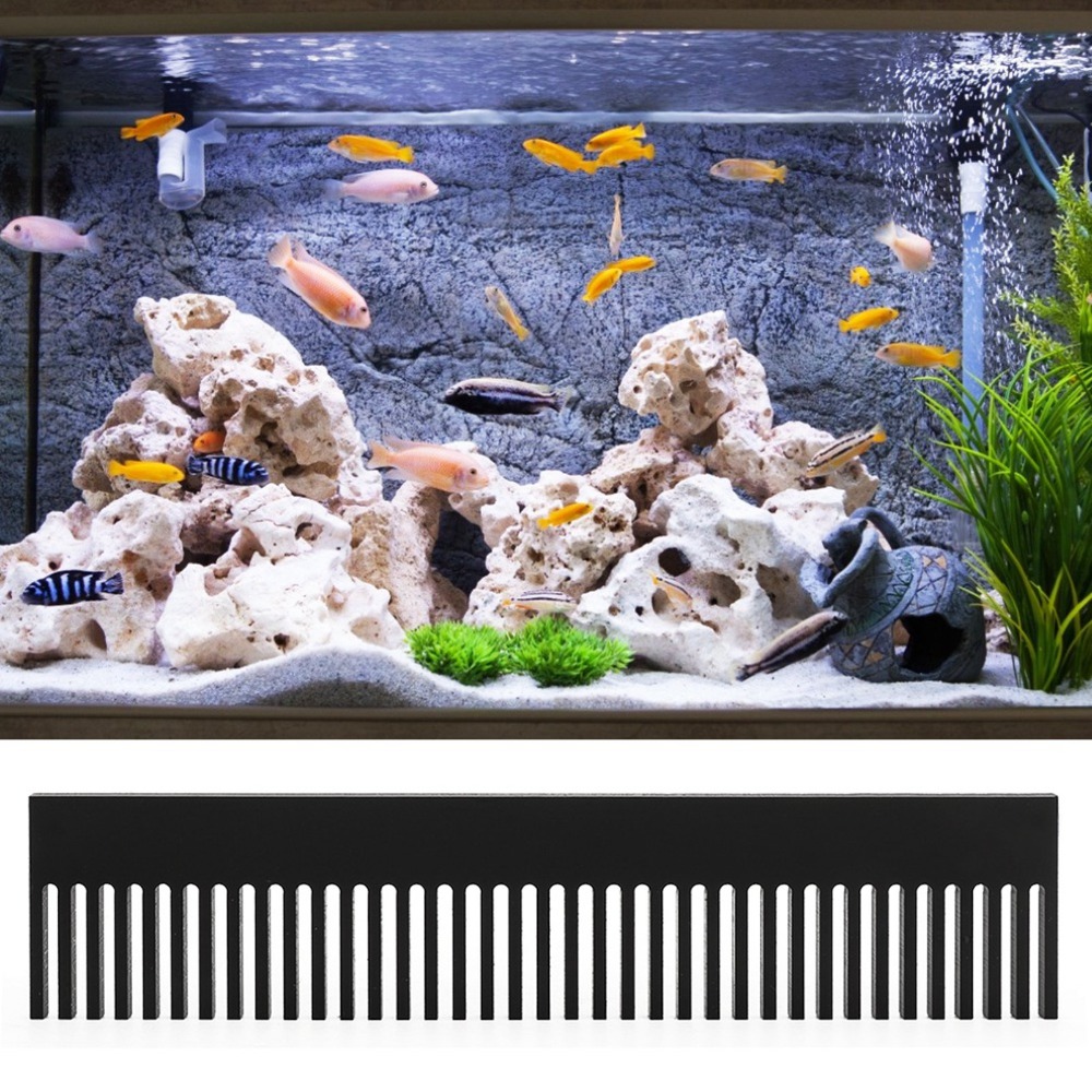 Aquarium Fish Black - الاكريليك الاكريليك تدفق Weir مشط أسود