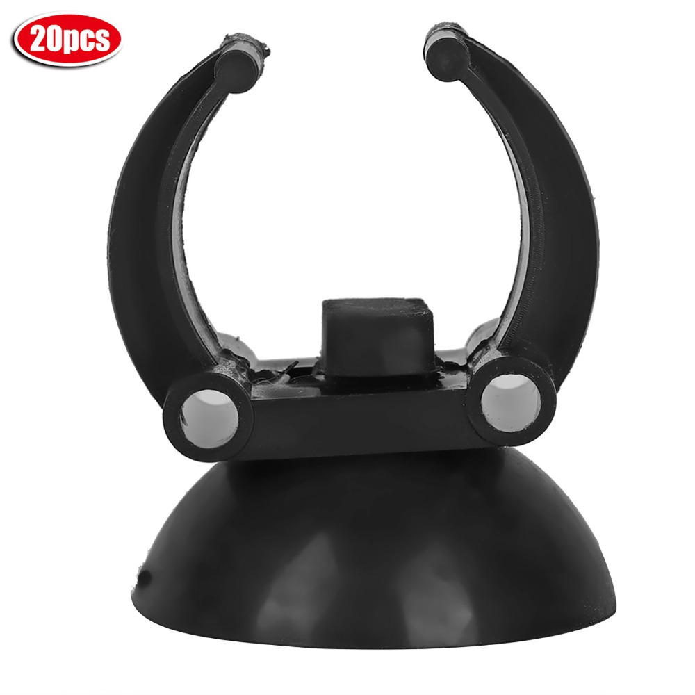 مجموعة من 20 قطعة من مشابك قضب - مراجعة Aquarium Fish Black وسعره