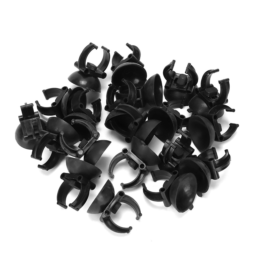مجموعة من 20 قطعة من مشابك قضب - مراجعة Aquarium Fish Black وسعره