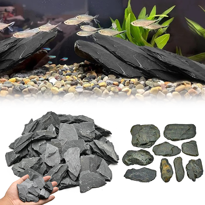 مجموعة أحجار تنسيق أحواض السمك - مراجعة Aquarium Fish Land وسعره