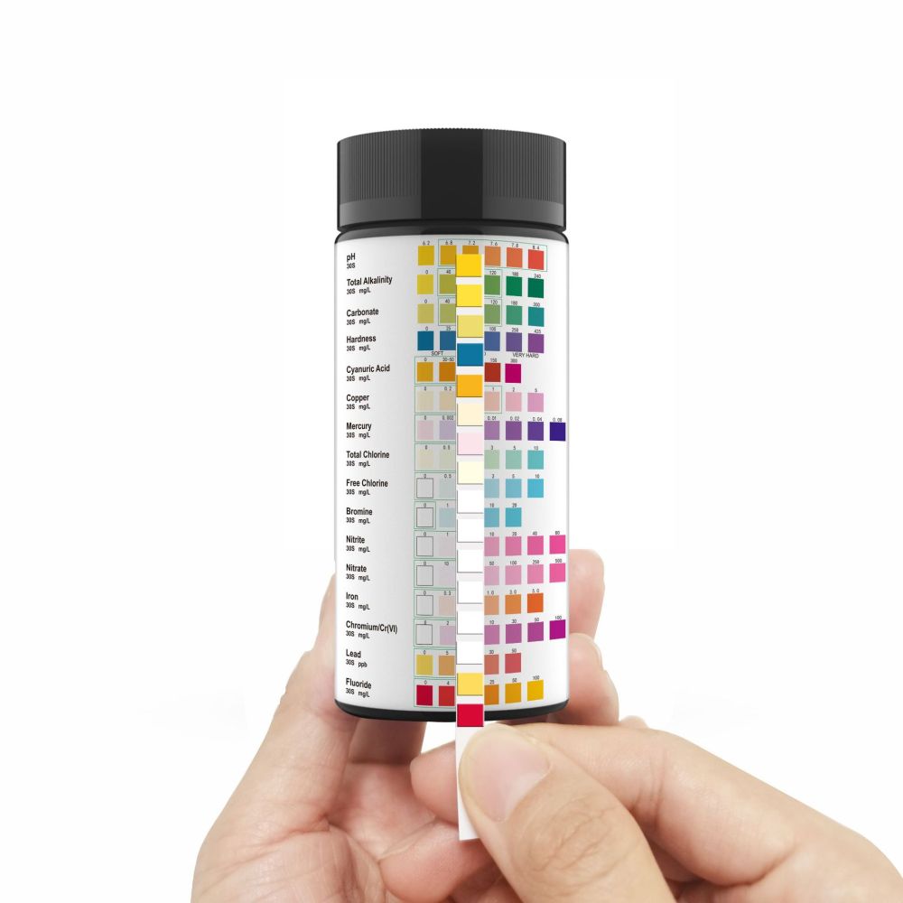 16 شريط تحليل جودة المياه في 1 - مراجعة Aquarium Test Kit وسعره