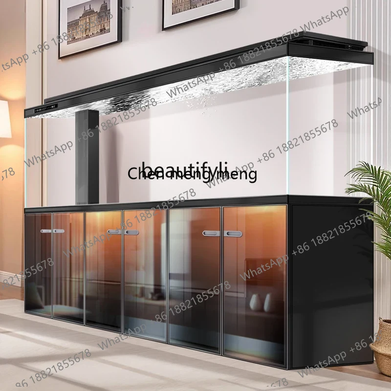 حوض أسماك فاخر لغرفة المعيشة A - مراجعة Live Fish Aquarium وسعره