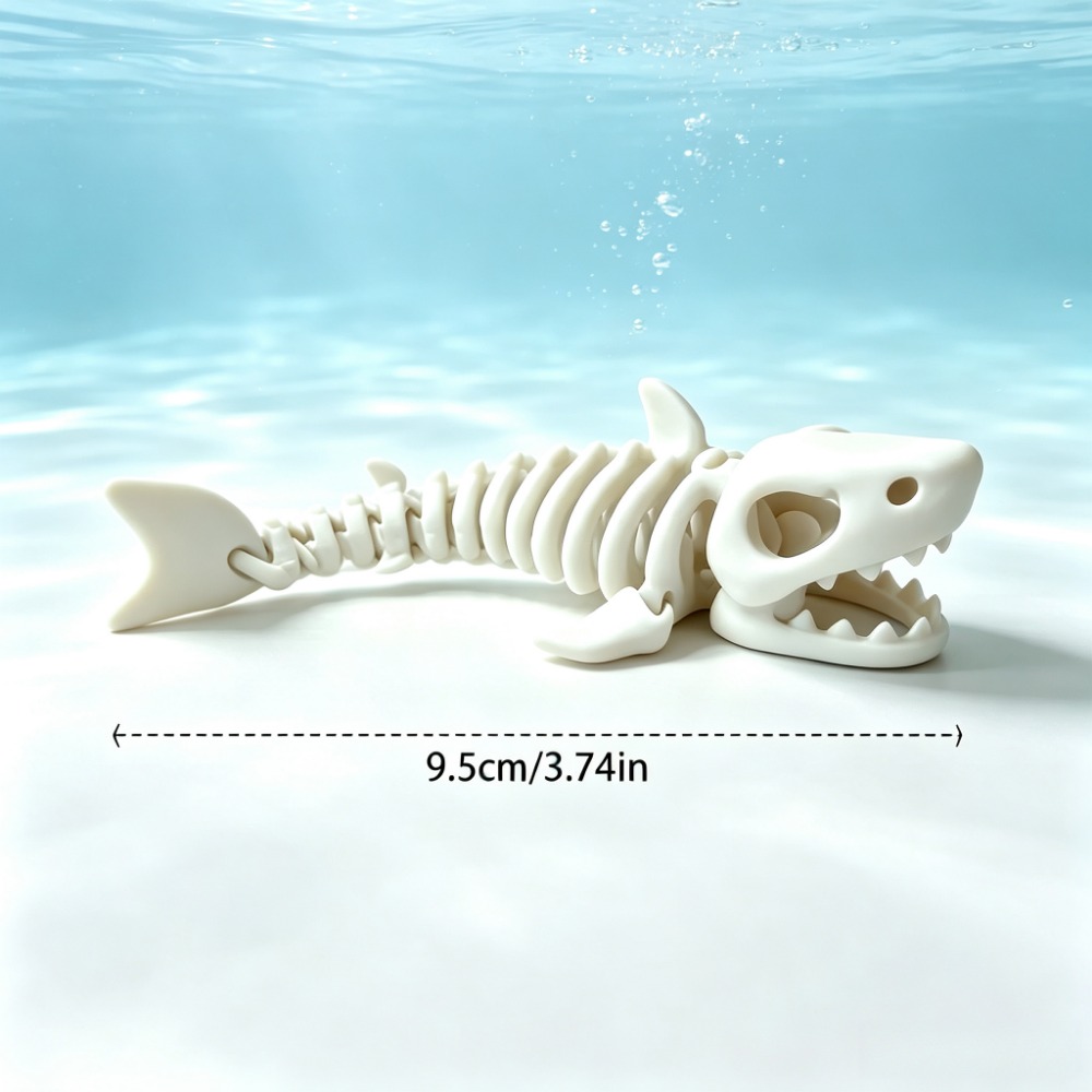 هيكل سمكة القرش للزينة في حوض  - مراجعة Aquarium Fish Cartoon وسعره
