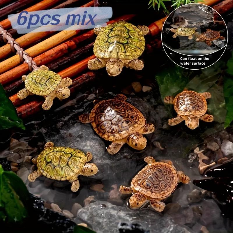6 تماثيل سلحفاة صغيرة لتزيين أ - مراجعة Aquarium Fish Small وسعره