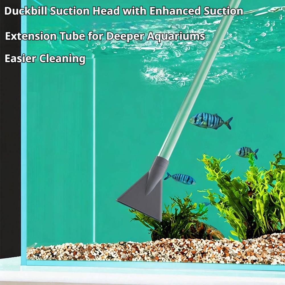 مضخة يدوية لتغيير مياه حوض الس - مراجعة Aquarium Fish Tank Cleaner وسعره