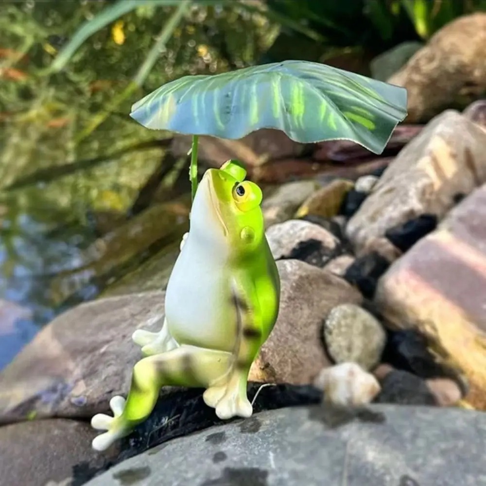 تمثال ضفدع كرتوني من الراتنج م - مراجعة Aquarium Fish Land وسعره
