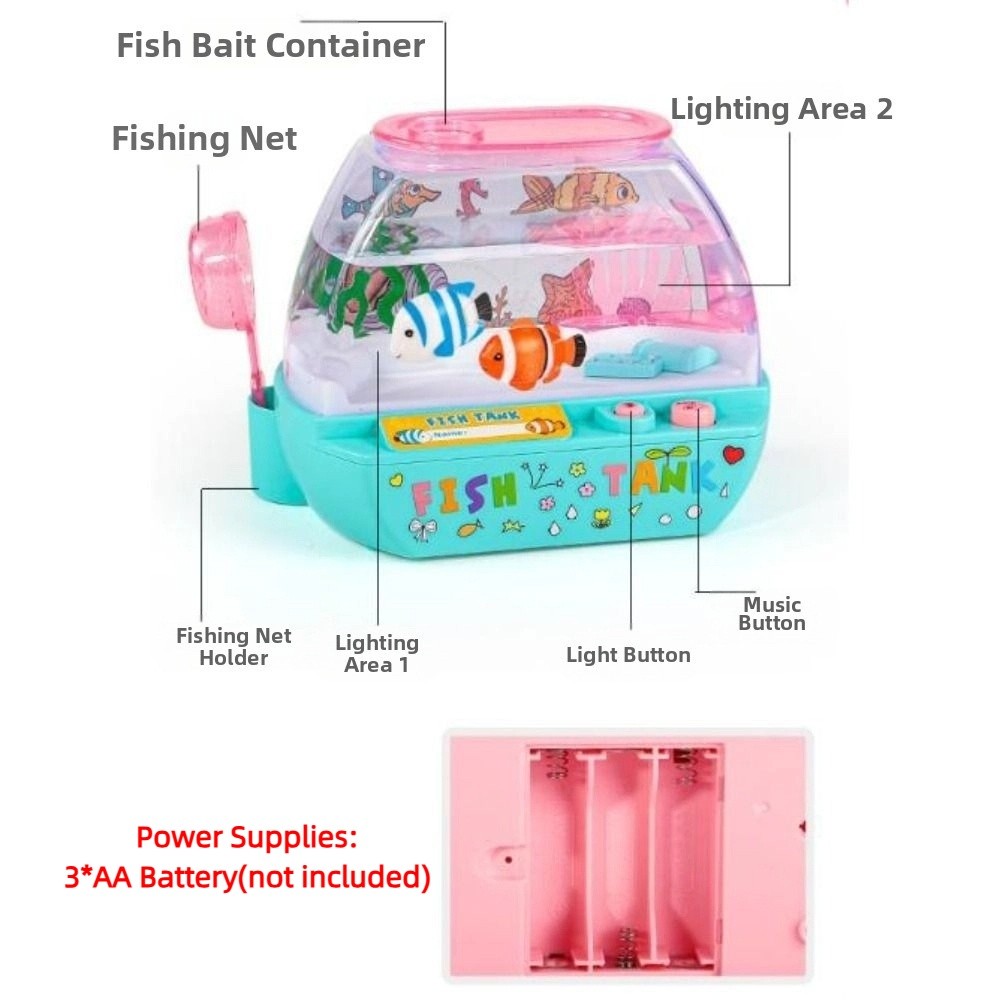 لعبة حوض السمك الاصطناعية الإب - مراجعة Aquarium Fish Electric وسعره