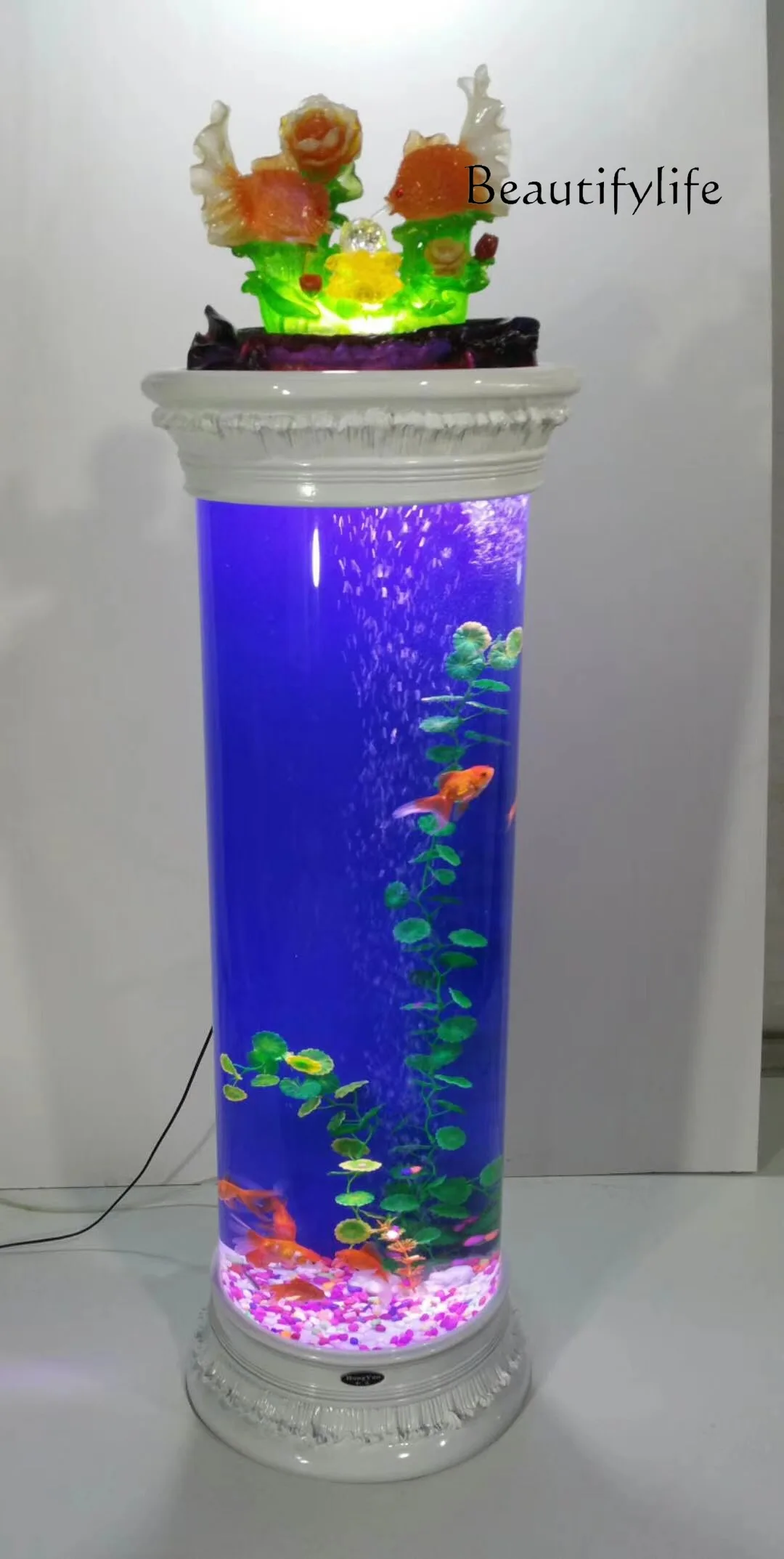 M L خزان الأسماك كبير ومتوسط ا - مراجعة Live Fish Aquarium وسعره