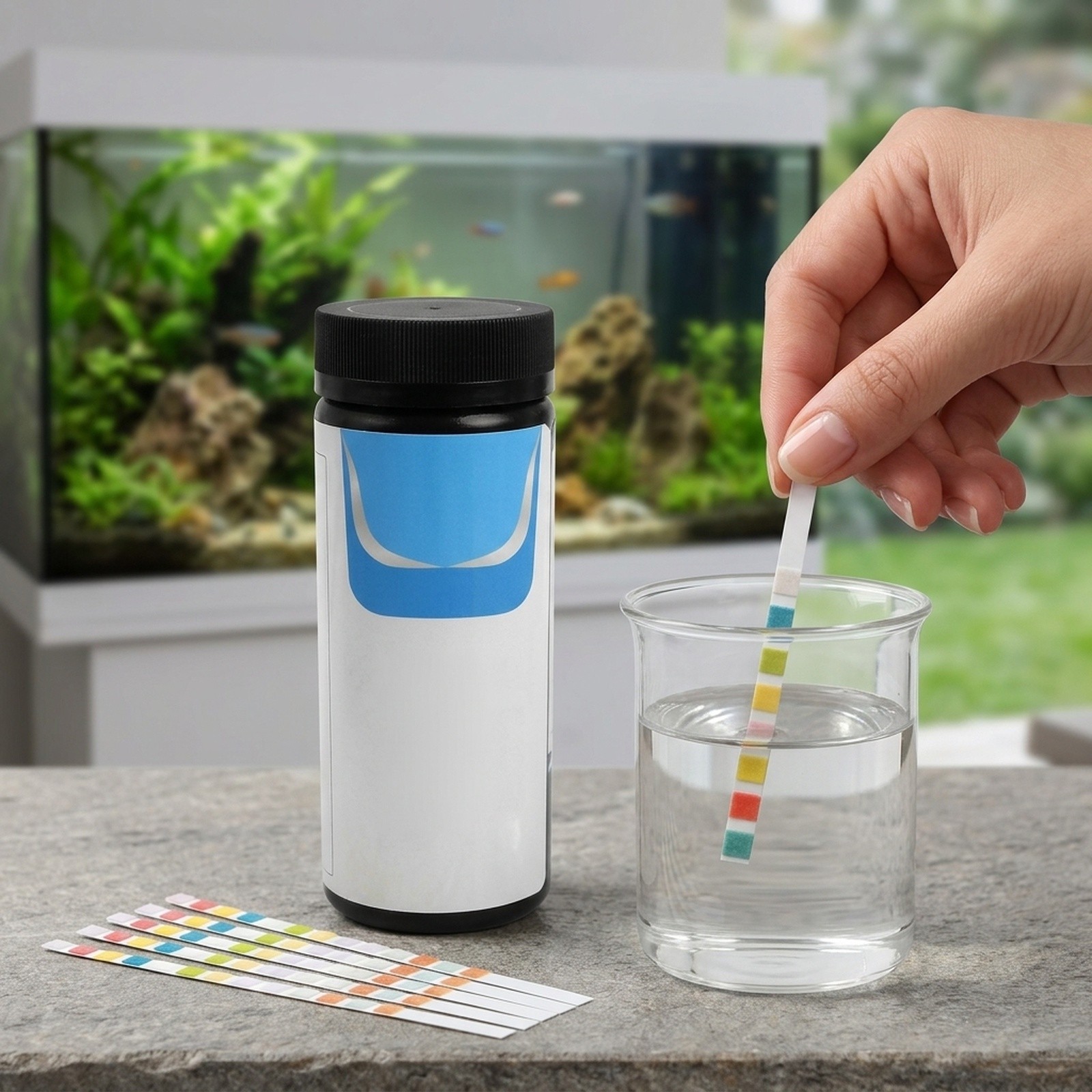 شرائح اختبار المياه 50 قطعة، 7 - مراجعة Aquarium Test Kit وسعره