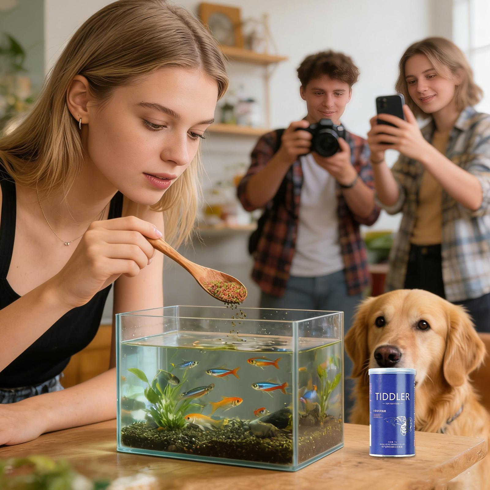 طعام أسماك الزينة، غذاء لأسماك - مراجعة Aquarium Fish Restaurant وسعره