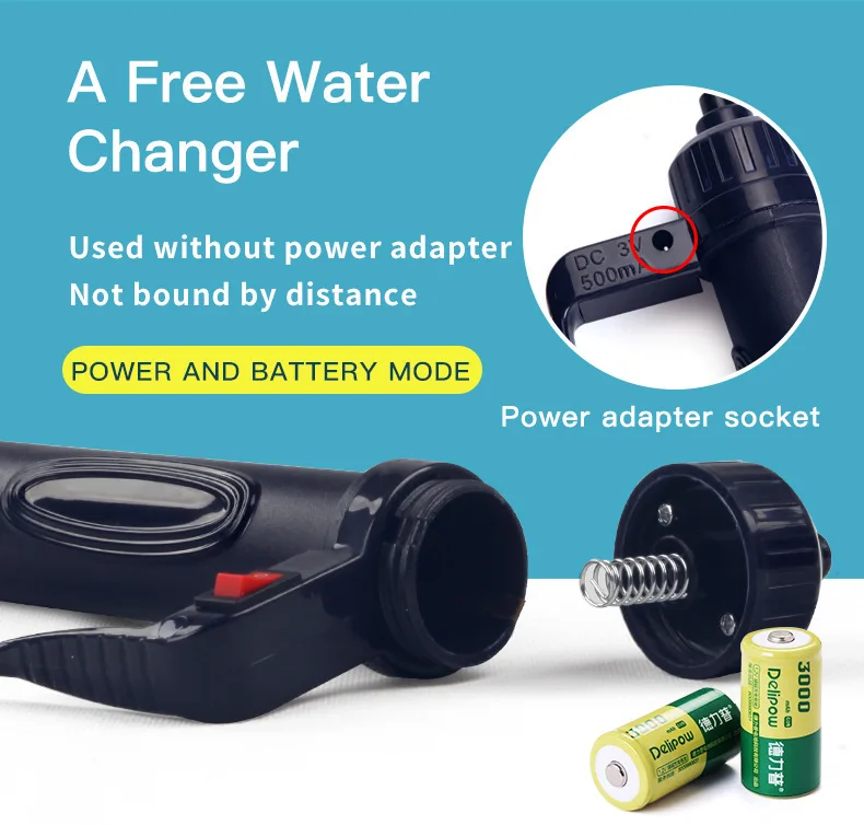 مبدل المياه الكهربائية فراغ سي - مراجعة Aquarium Fish Electric وسعره