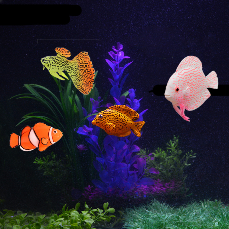 زينة حوض السمك المضيئة في الظل - مراجعة Aquarium Fish That Glow In The Dark وسعره