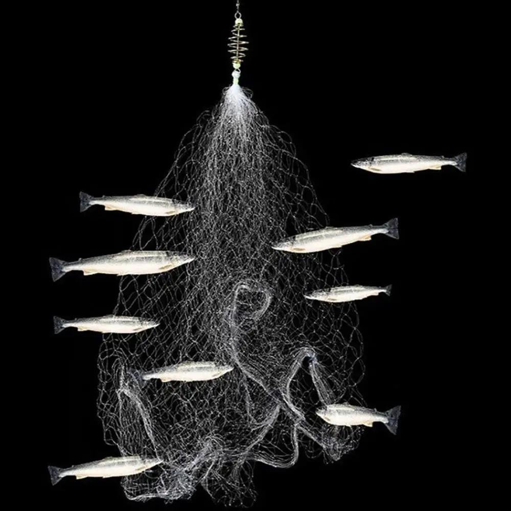 3 قطعة شبكة الصيد فخ شبكة مضيئ - مراجعة Aquarium Fish Trap وسعره