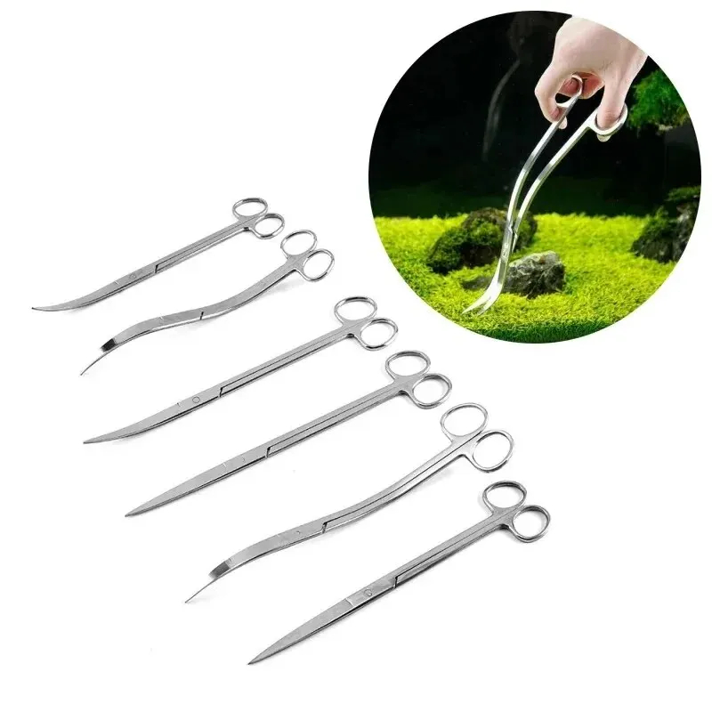مقص حوض السمك، أداة تنظيف طويل - مراجعة Aquarium Fish Tank Cleaner وسعره